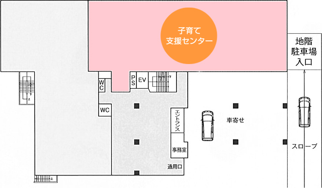 アップルとおかまち1階平面図